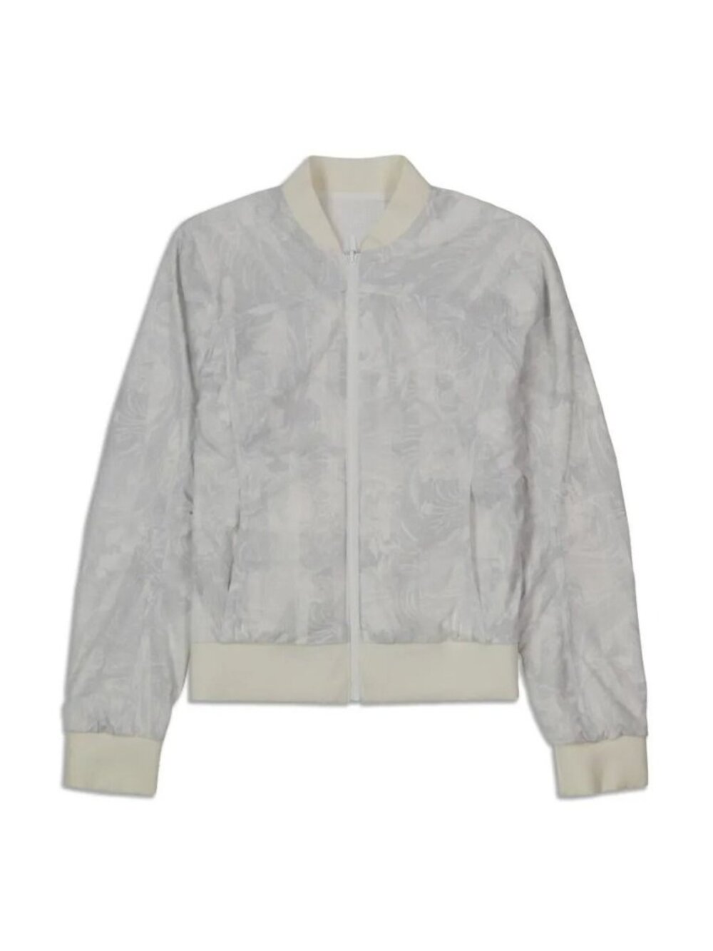 Lululemon Reversible Bomb Around Jacket White/Eternal Wave White 8